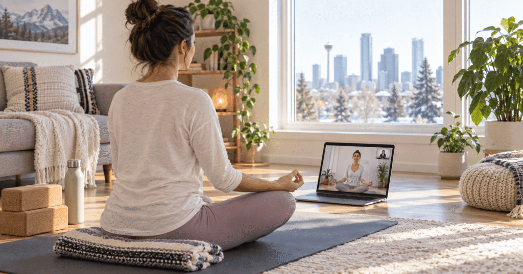 Online Kundalini Yoga class for beginners in Calgary